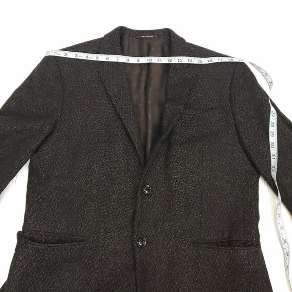 Ermenegildo Zegna Su Misura Men's Blazer Coat Cashmere Silk Custom Made 7-52 C - Picture 7 of 15